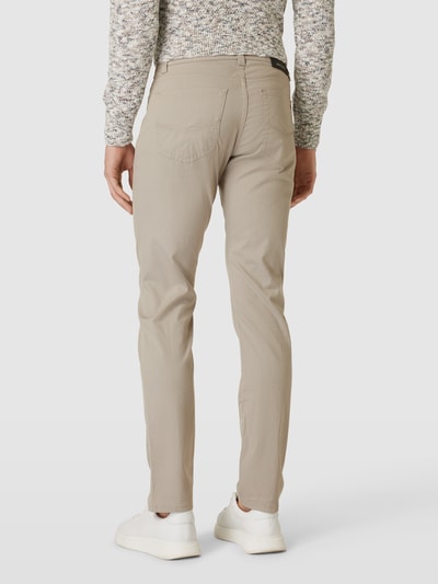 Pierre Cardin Tapered fit stoffen broek in 5-pocketmodel, model 'Lyon' Beige - 5