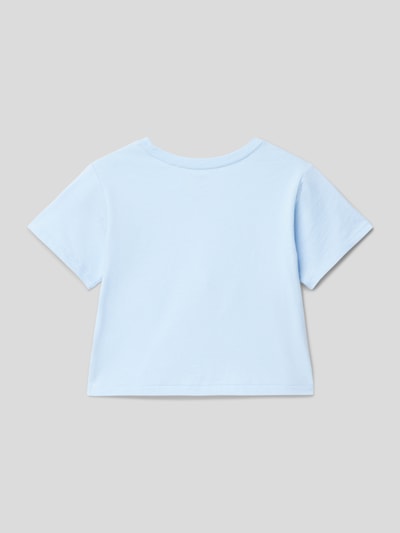 Polo Ralph Lauren Teens Kort T-shirt met labelstitching Bleu - 3