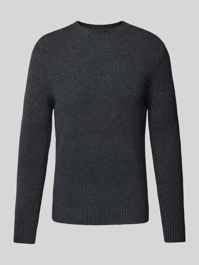 Cinque Gebreide pullover met ronde hals, model 'ZAC' Antraciet - 2