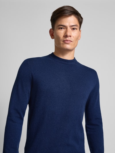 Colours & Sons Strickpullover mit Label-Details Marine 3