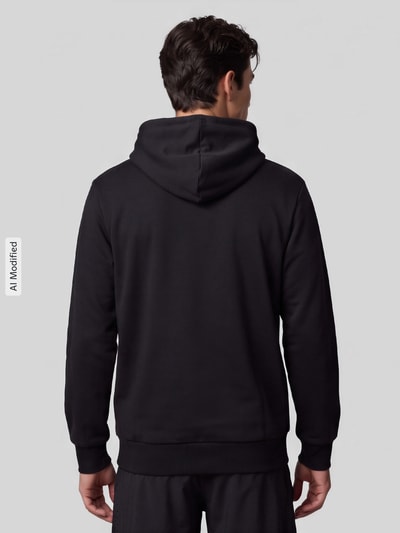 adidas Sportswear Hoodie mit Logo-Schriftzug Modell 'M COLLEGIATE HD' Black 5