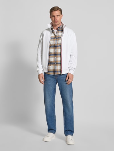 Tommy Hilfiger Regular fit flanellen overhemd van puur katoen Offwhite - 1