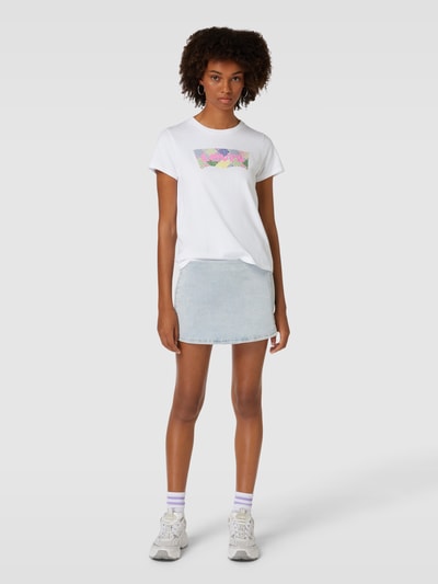 Levi's® T-Shirt mit Label-Print Modell 'THE PERFECT TEE' Weiss 1