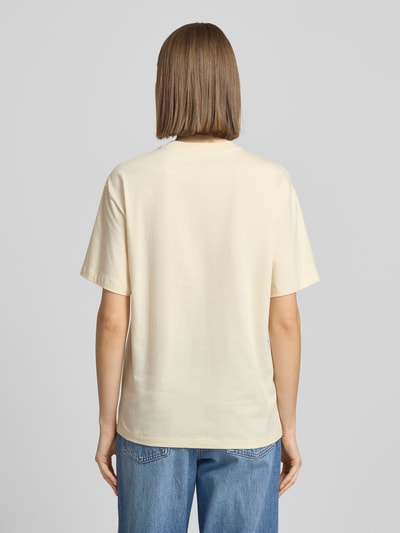 Carhartt Work In Progress T-Shirt mit Label-Stitching Ecru 5