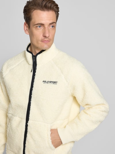 Polo Ralph Lauren Sweatjack met opstaande kraag Offwhite - 3