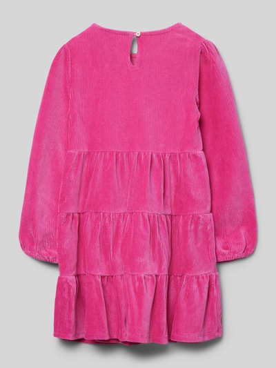 Polo Ralph Lauren Kids Cordkleid im Stufen-Look Pink 3