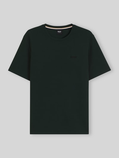 BOSS Regular fit t-shirt van katoenmix model 'WAFFLE' Donkergroen - 2