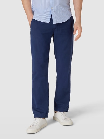 Polo Ralph Lauren Stoffhose aus Leinen-Mix Marine 4