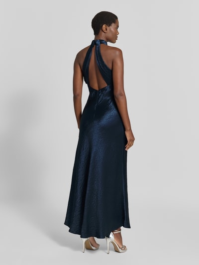 Cph Muse Maxikleid mit Neckholder Modell 'SASHA' Dunkelblau 5