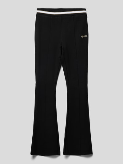 Guess Flared Cut Hose mit elastischem Bund Black 1