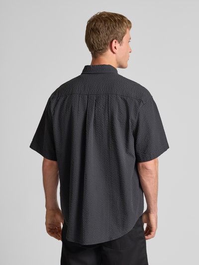 Carhartt Work In Progress Freizeithemd mit Strukturmuster Black 5