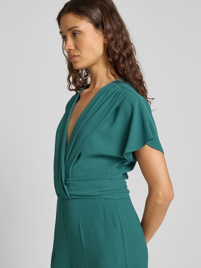 Vera Mont Jumpsuit mit Knotendetail Dunkelgruen 3