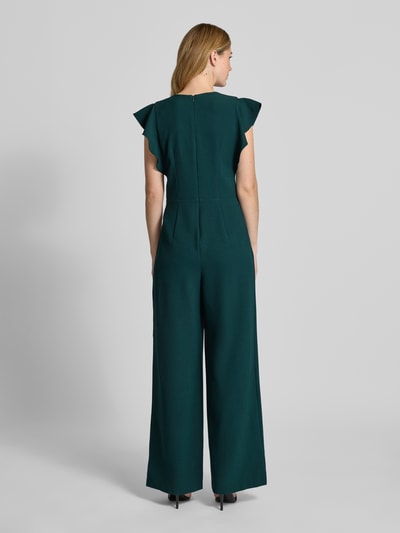 Adrianna Papell Regular Fit Jumpsuit mit Raffungen Dunkelgruen 5