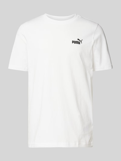 PUMA PERFORMANCE T-shirt z wyhaftowanym logo Biały 2