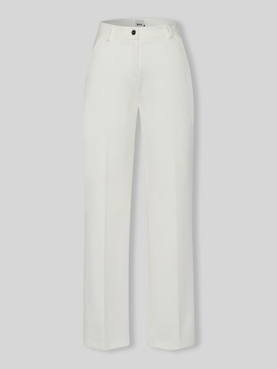 Produktfoto, Wide Leg Hose aus Viskose-Mix von Brax, effen kleuren, wide leg pasvorm, labelapplicatie, riemlussen, knoop- en ritssluiting, zij-steekzakken, paspelzak, materiaal: viscosemix