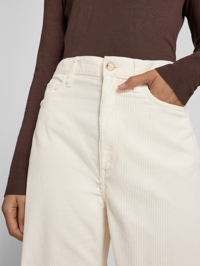 Polo Ralph Lauren Spodnie sztruksowe z szerokimi nogawkami i 5 kieszeniami Biały 3