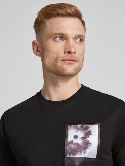 CK Calvin Klein T-shirt z nadrukowanym motywem Czarny 3