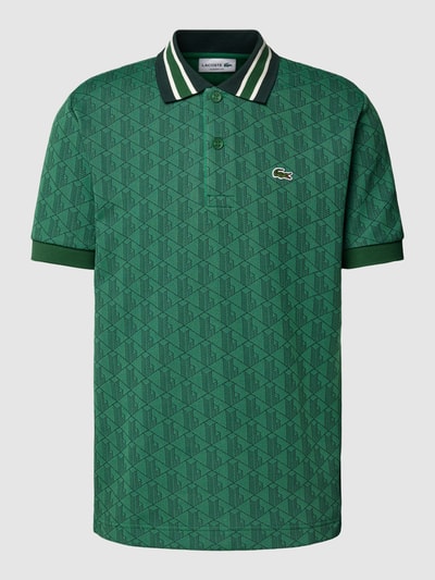 Lacoste Poloshirt mit Allover-Print Gruen 2