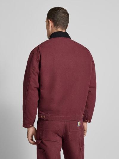 Carhartt Work In Progress Jacke mit Label-Patch Bordeaux 5