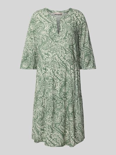 Christian Berg Woman Selection Tunikakleid aus Viskose im Stufen-Look Oliv 2