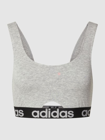 ADIDAS SPORTSWEAR Biustonosz typu bralette z detalem z logo Jasnoszary 2