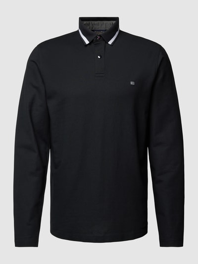 Christian Berg Men Poloshirt mit langen Ärmeln Black 2