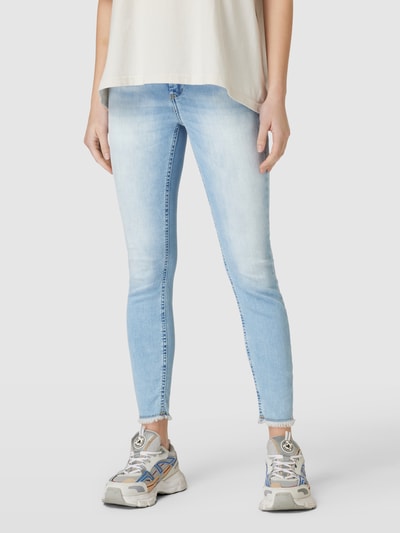 Only Skinny fit jeans in 5-pocketmodel, model 'BLUSH' Jeansblauw - 4