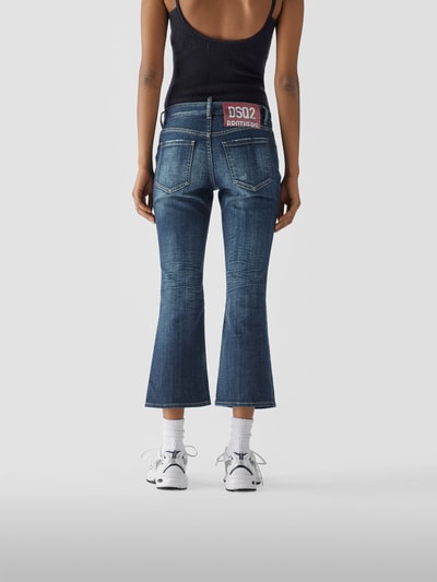 Dsquared2 Mid Rise Bootcut Jeans Blau Melange 5