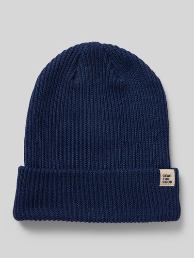 Cotopaxi Beanie met labeldetail Marineblauw - 1