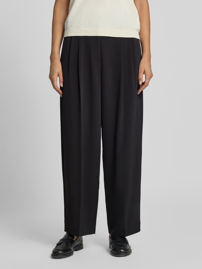 COMMA Tapered Fit Hose mit Bundfalten Black 4