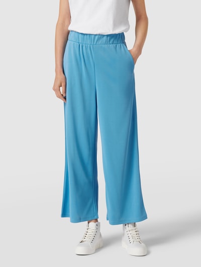 Jake*s Casual Culotte met elastische band, model 'CuproPants' Aquablauw - 4