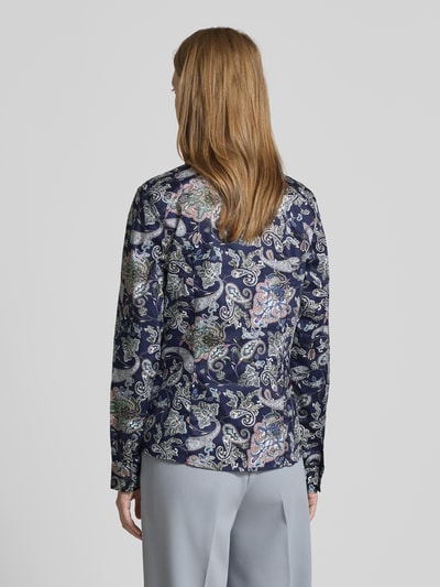 Christian Berg Woman Overhemdblouse met knoopsluiting Donkerblauw - 5
