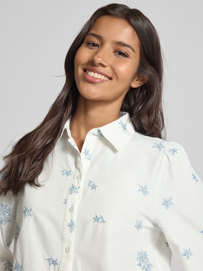 B.Young Regular Fit Hemdbluse mit Ballonärmeln Modell 'HASEL' Offwhite 3