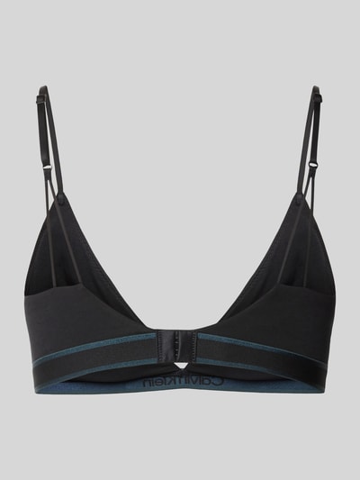 Calvin Klein Underwear Triangel-BH mit elastischem Label-Bund Black 3