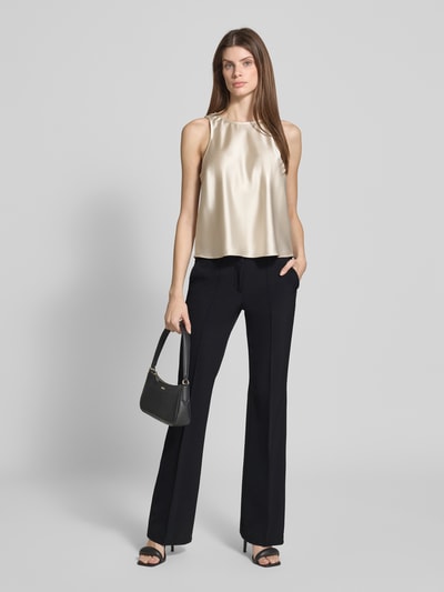 Cambio Broek met persplooien, model 'FARAH' Zwart - 1