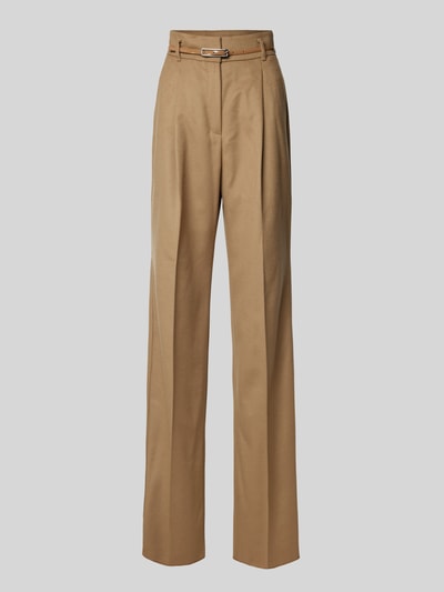 Max Mara Studio Bootcut Fit Stoffhose aus reiner Schurwolle Modell 'ZAC' Hazel 1