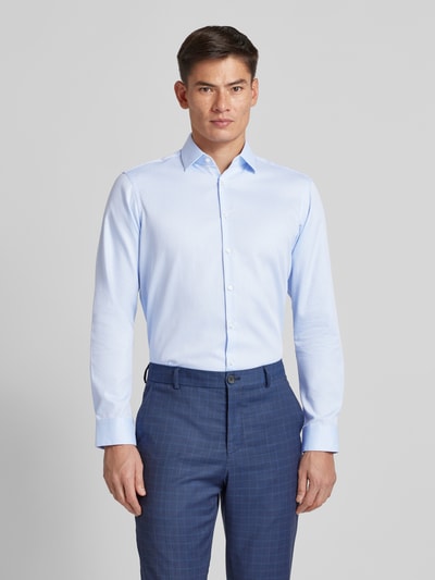 Jake*s Regular Fit Business-Hemd mit Kentkragen Bleu 4