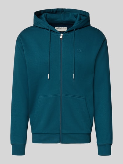 Tom Tailor Denim Regular fit sweatjack van katoenmix Donkergroen - 2