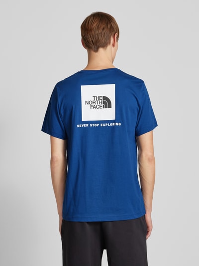 The North Face T-shirt met labelprint Donkerblauw - 5