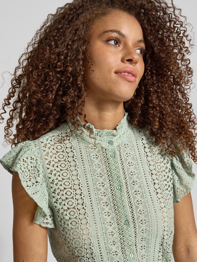 Only Regular Fit Blusentop aus Spitze Modell 'GABINA' Mint 3