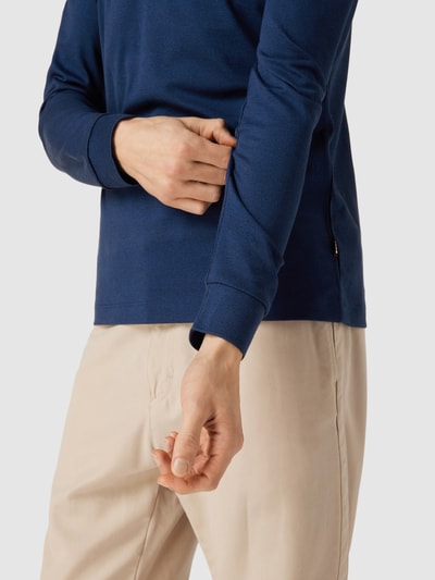 BOSS Poloshirt mit kurzer Knopfleiste Dunkelblau 3