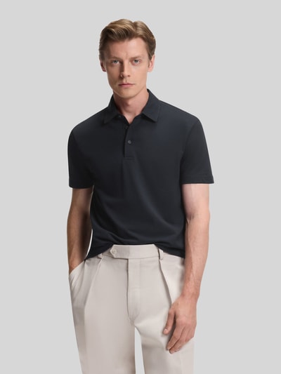 BOSS Regular Fit Poloshirt aus Baumwolle-Seiden-Mix Modell 'PARRIS' - BECKHAM x BOSS Marine 4