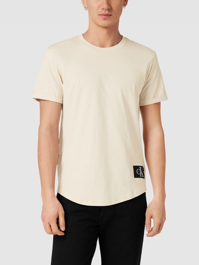 Calvin Klein Jeans T-Shirt mit Label-Detail Sand 4