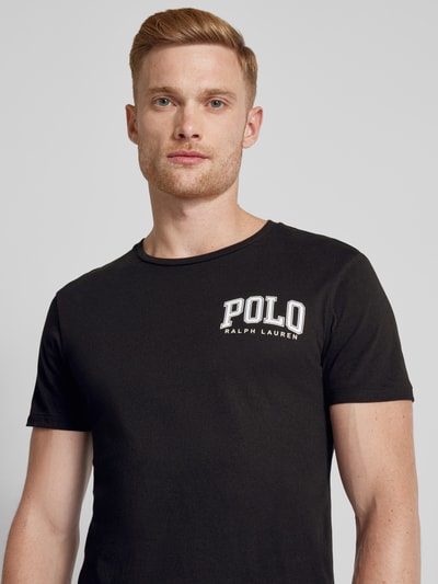 Polo Ralph Lauren T-shirt met labelprint Zwart - 3