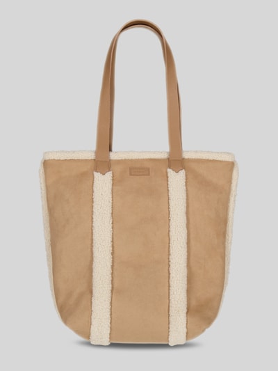 Barts Shopper mit Teddybesatz Aedey Totebag Hellbraun 1