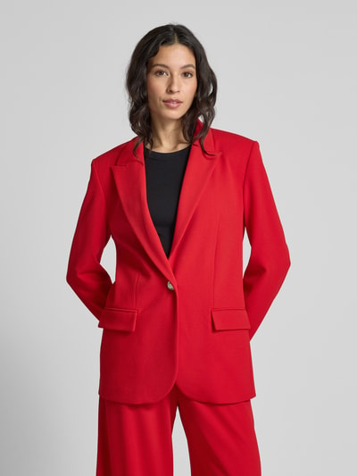 Swing Blazer met reverskraag Rood - 4