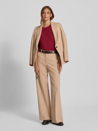 Vero Moda Regular Fit T-Shirt aus reiner Baumwolle Modell 'PAULINA' Dunkelrot 1