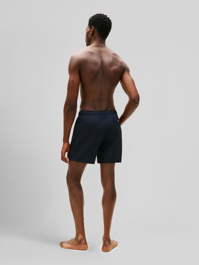 Tommy Hilfiger Badehose mit Label Print Dunkelblau 5