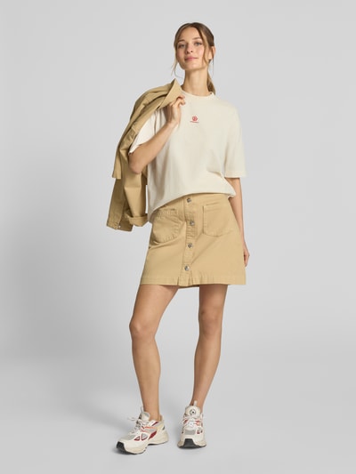 Armedangels Relaxed fit T-shirt met ronde hals, model 'TARJAA' Offwhite - 1