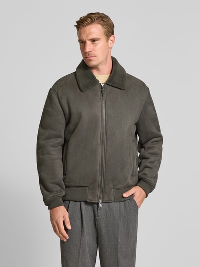 Antony Morato Jacke mit Kentkragen Oliv 4